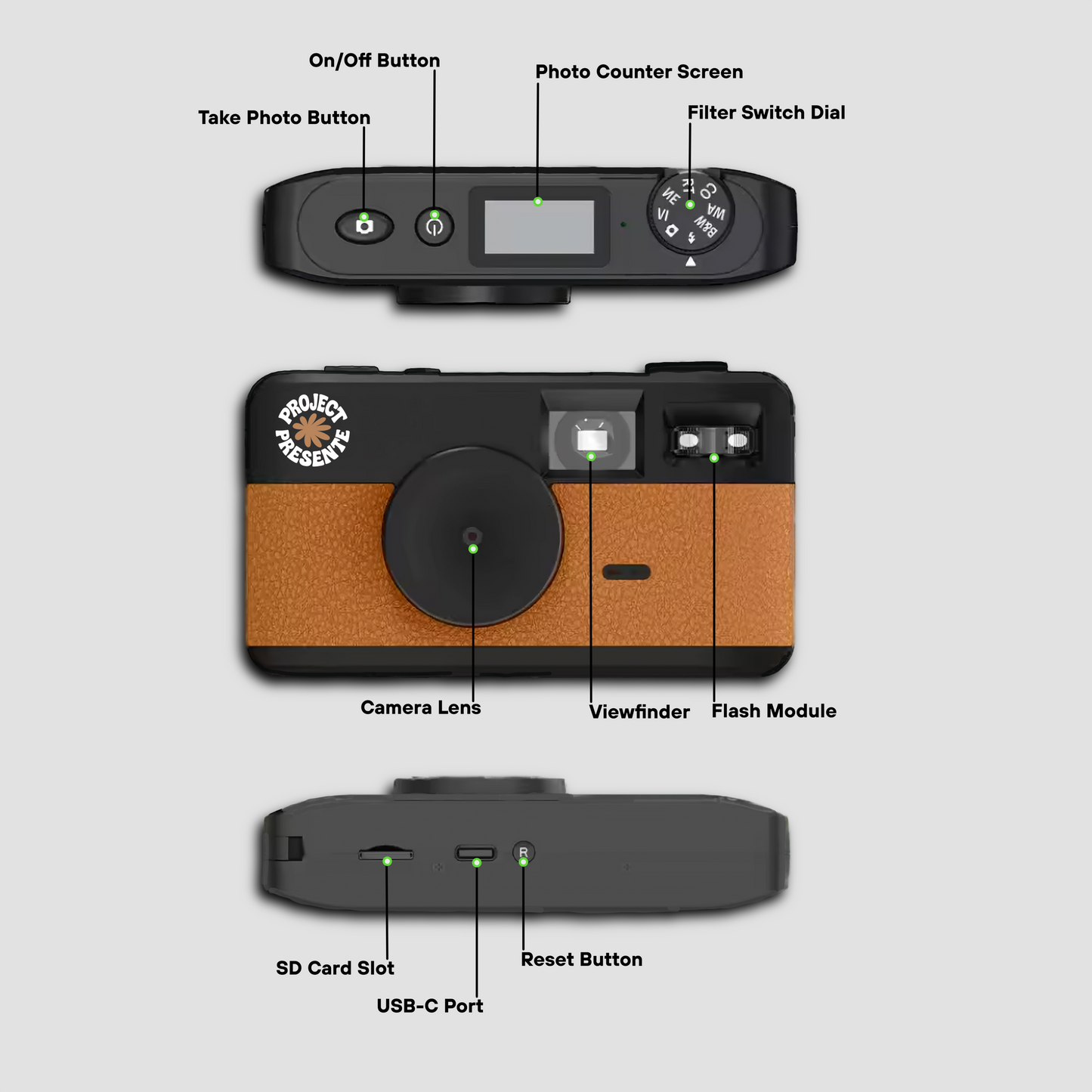 Project Presente - Digital Film Camera
